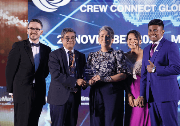 A group image of winners from Crew Connect Global Awards 2023.